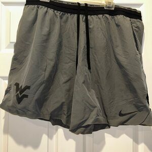 Nike West Virginia Pro Gray Men's Breathable Shorts